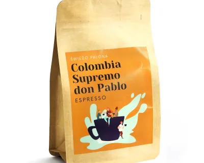 Colombia Supremo Don Pablo Washed kawa ziarnista 250 g