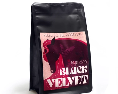 PIXEL Black Velvet kawa ziarnista waga 250g